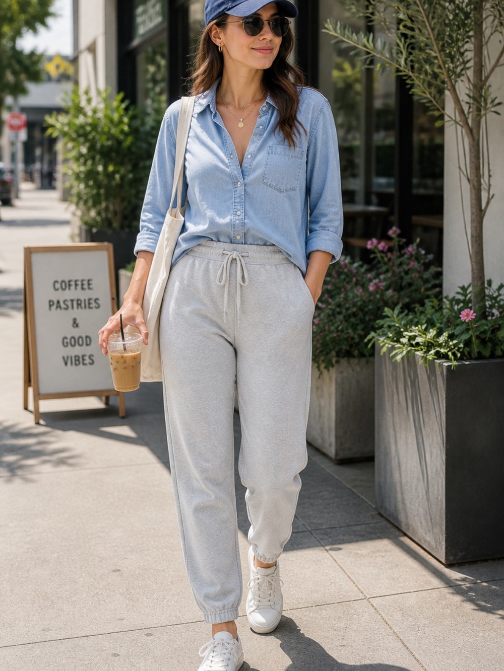 Frank & Eileen Sophie Joggers — Gray Melange